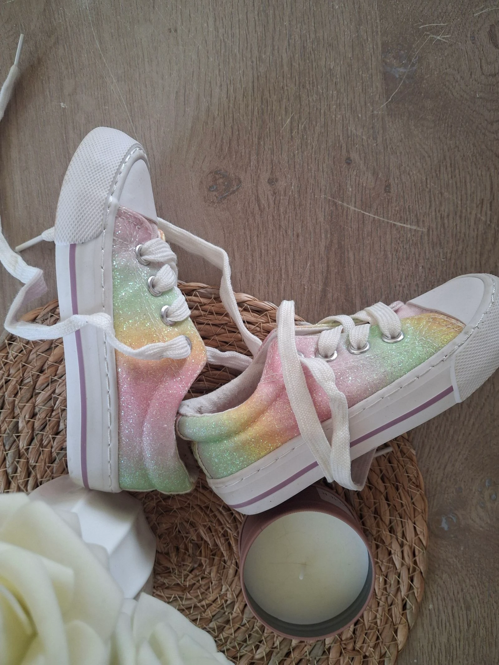 Rainbow glitter baskets creeks size 25 – photo 5